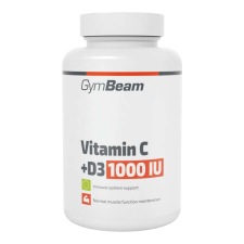 GymBeam C-vitamin + D3 1000 IU - 90 tabletta - GymBeam vitamin és táplálékkiegészítő