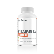 GymBeam D3 vitamin 1000 IU 60 kaps vitamin és táplálékkiegészítő