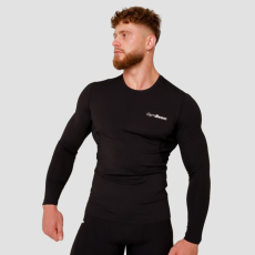 GymBeam High kompressziós hosszú ujjú póló Black M