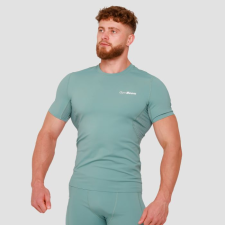 GymBeam High kompressziós rövid ujjú póló Blue XL férfi póló