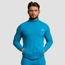 GymBeam Limitless cipzáras pulóver Aquamarine S férfi pulóver, kardigán