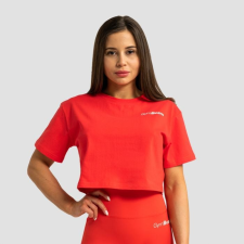 GymBeam Limitless női Cropped póló Hot Red XS női póló
