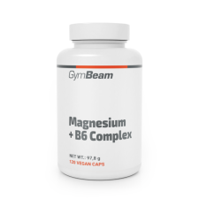 GymBeam Magnézium + B6 komplex 120 kapsz. vitamin és táplálékkiegészítő
