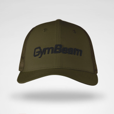 GymBeam Mesh Panel Cap Military Green baseball sapka GymBeam