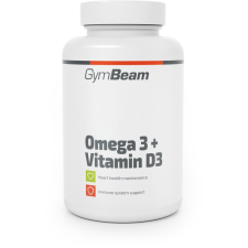 GymBeam Omega 3 + D3-vitamin, 90 kapszula vitamin és táplálékkiegészítő