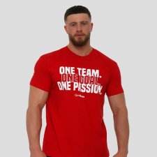 GymBeam One Team póló Red XXL férfi póló