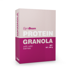 GymBeam Protein Granola with Wild Berries 300 g vitamin és táplálékkiegészítő