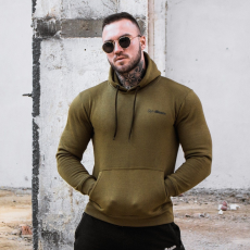 GymBeam Pulcsi Athlete Military Green Black L