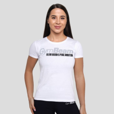 GymBeam Pure Ambition női póló White XL