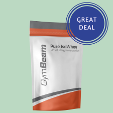 GymBeam Pure IsoWhey fehérje - GymBeam 1000 g unflavored vitamin és táplálékkiegészítő