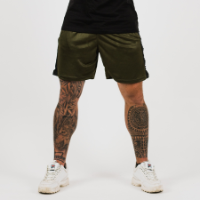 GymBeam Rövidnadrág Vertical Military Green M férfi edzőruha
