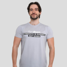 GymBeam Strength póló Pacific Grey S férfi póló