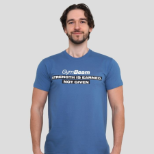 GymBeam Strength póló Storm Blue L férfi póló
