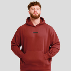 GymBeam Unstoppable kapucnis pulóver Red S