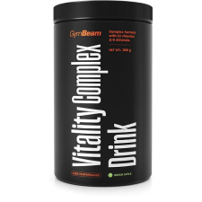 GymBeam Vitality Complex Drink zöld alma, 360 g vitamin és táplálékkiegészítő