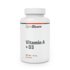 GymBeam Vitamin A + D3 90 kapsz. vitamin és táplálékkiegészítő
