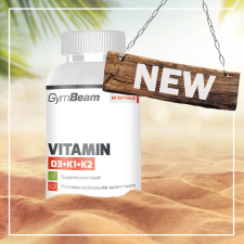 GymBeam Vitamín D3+K1+K2 - GymBeam 120 kaps vitamin és táplálékkiegészítő