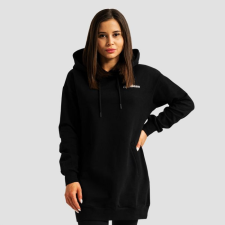 GymBeam Women‘s Limitless Longline női kapucnis pulóver Black női edzőruha
