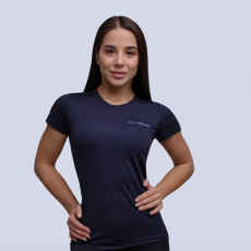 GymBeam Women‘s T-shirt TRN Navy - GymBeam