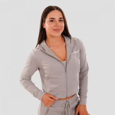 GymBeam Women‘s Zip-up Hoodie TRN grey női edzőruha