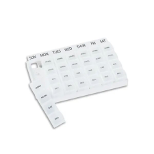  Gyógyszeradagoló és szervező - 7 nap - Műanyag gyógyászati segédeszköz