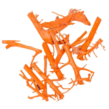  Gyökér darabok narancs 25dkg/csom dekorációs kellék