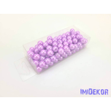  Gyöngy 10mm 85g - Levendula dekorációs kellék