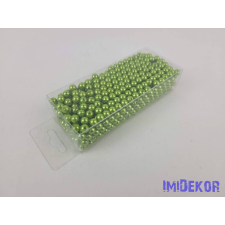  Gyöngy 6mm 85g - Zöld dekorációs kellék