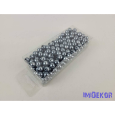  Gyöngy 8mm 85g - Antracit dekorációs kellék