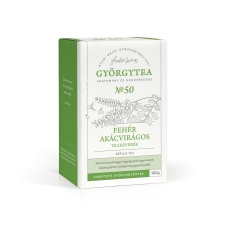 GYÖRGYTEA Györgytea Fehér akácvirágos 100g teakeverék Reflux tea No.50 gyógytea