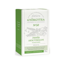 GYÖRGYTEA Györgytea Fehér Akácvirágos Teakeverék (Reflux tea) 100 g gyógytea