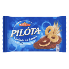 GYŐRI Győri Pilóta Vaníliás karika tejcsokis 150g csokoládé és édesség