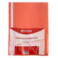 Gyorsfűző FORTUNA műanyag narancssárga 25 db/csomag lefűző
