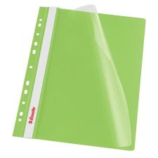  Gyorsfűző, lefűzhető, PP, A4, ESSELTE, VIVIDA, zöld lefűző