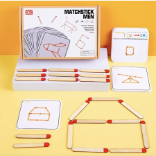 Gyufa logikai fókusz puzzle fa játék kreatív és készségfejlesztő