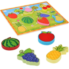 Gyümölcsös fa oktató puzzle 8 darabos puzzle, kirakós