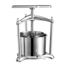  Gyümölcsprés borprés gyümölcscentrifuga rozsdamentes acél 6 liter gyümölcsprés és centrifuga