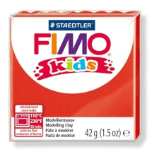 Gyurma, 42 g, égethető, FIMO "Kids", piros gyurma
