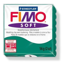  Gyurma, 56 g, égethető, FIMO "Soft", smaragdzöld gyurma