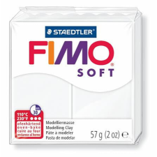Gyurma, 57 g, égethető, FIMO "Soft", fehér gyurma