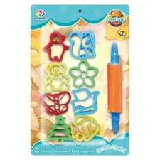  GYURMÁZÓ ESZKÖZ KLT 8SABLON NYÚJTÓFA 19X30CM LAPON KR6890 1DB gyurma