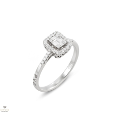 Gyűrű Ponte Vecchio 18 karátos gyémánt gyűrű 53-as méret - CA1510-30BRW-53 gyűrű