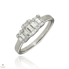 Gyűrű Ponte Vecchio 18 karátos gyémánt gyűrű 54-es méret - CA1512-50BRW-54 gyűrű