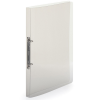  Gyűrűskönyv A4, 2 gyűrűs 2cm gerinc áttetsző PP, Karton P+P Lines füst