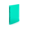  Gyűrűskönyv A4, 4 gyűrűs 2cm gerinc áttetsző PP, Karton P+P Lines zöld