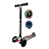  H2 Balance R-Sport robogó LED világító kerekekkel, fekete
