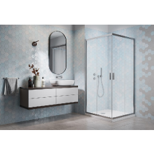  H2O Comfort C 90×90 szögletes zuhanykabin, tolóajtóval kád, zuhanykabin