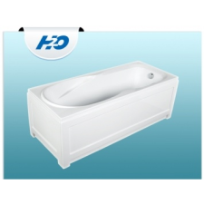 H2O Molly egyenes akril kád 170x70 cm 1/4 kád, zuhanykabin