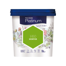 H60 HUNYOR - PLATINUM EGYRÉTEGŰ BELTÉRI FALFESTÉK POLI-FARBE fal- és homlokzatfesték