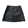  H&amp;M női műbőr szoknya - 36 (ÚJ)